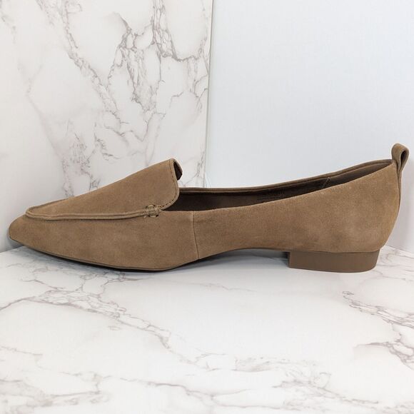 NEW Bella Vita Women's Alessi Flat Cognac Kid Suede Leather 12 Narrow 2A - Picture 4 of 13